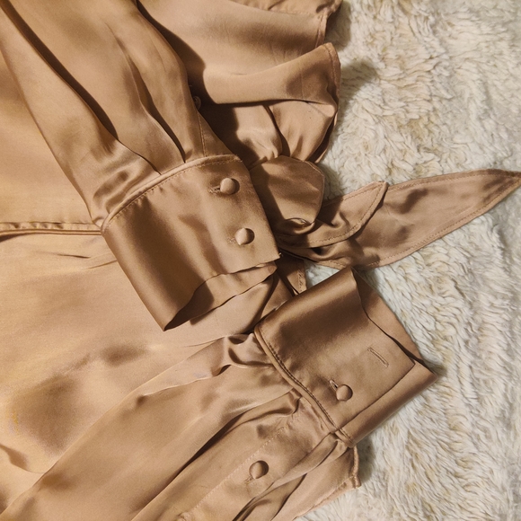 Wilfred 100% Cupro Tie-front Blouse - Picture 5 of 8